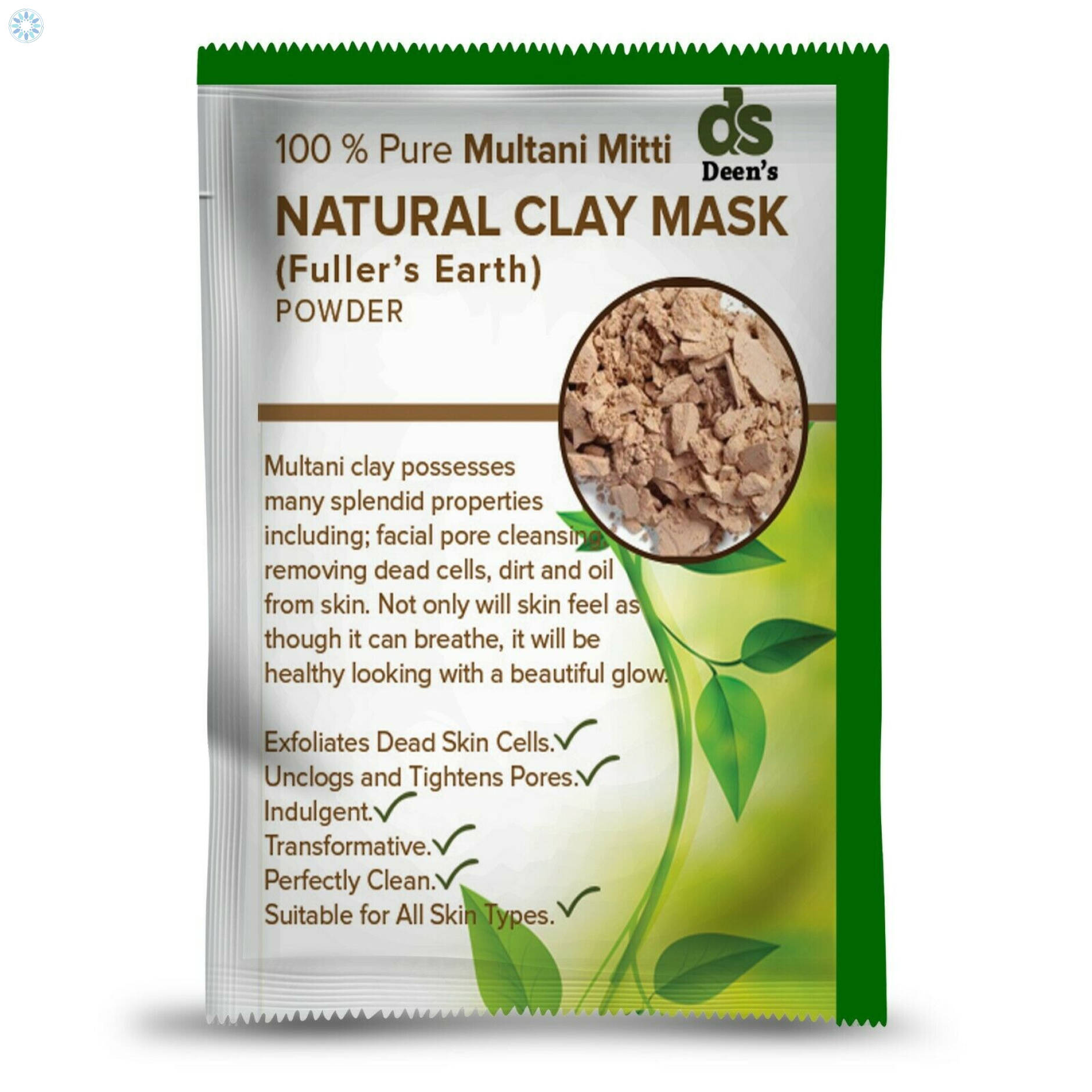 Health › Hair Care & Beauty › 100 Pure Multani Mitti Natural Clay Mask